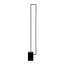 Bernedette 129cm Metal Rectangular LED Black Novelty Floor Lamp