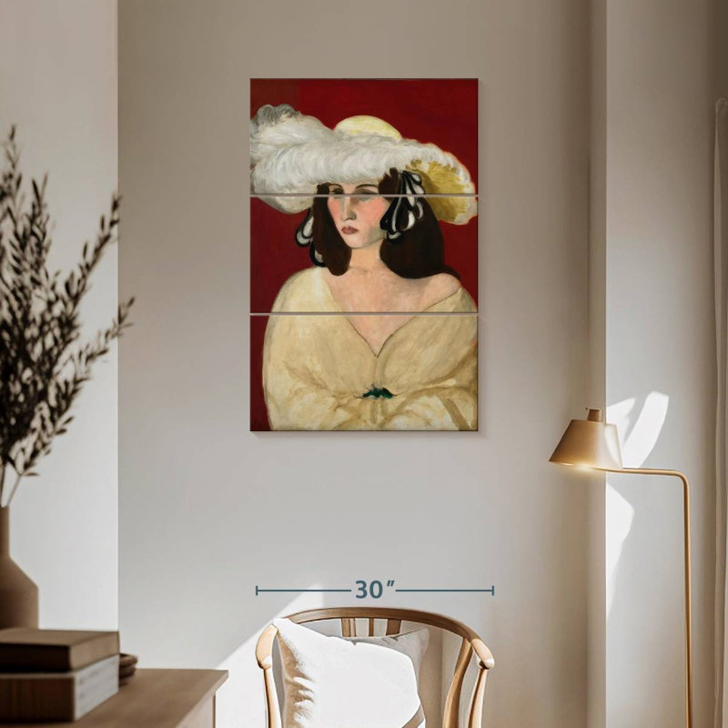 Plumes blanches Leisha, H 57 po x l 36 po
