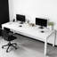 Bureaux spacieux spacieux en MDF et en fer, style industriel moderne pour le bureau à domicile