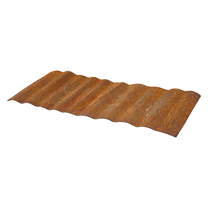 600 cm W Border Fencing, Rust, 15.5cm H x 600cm W