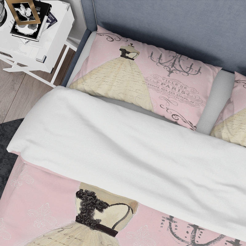 Ensemble de housse de couette french les lustres couture ii, Housse de couette très grand + 2 taies décoratives