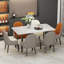 Funke Stone Top Metal Base Dining Table-831250251