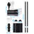 Track Light Kits, Base Package includes 3 x 10W Track Lighting Heads(Warm White) + 2 x H Style Track Lighting Rails + 1 x Floating Canopy Connector + 4 x H Track End Caps + 1 x H Track Dead End I Connector-103558192