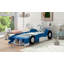 Lit plateforme simple avec roulettes-124917522