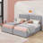 Upholstered Platform Bed With A Hydraulic Storage System-1211940341-1211940342