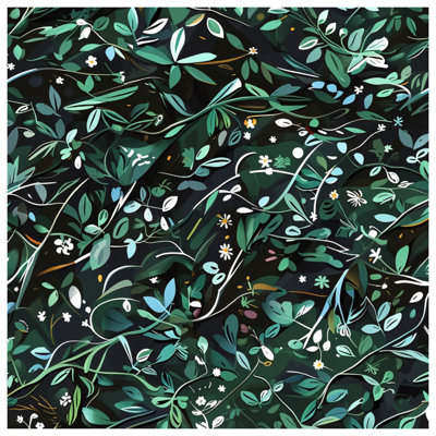 Leafy Botanical Pattern Comforter