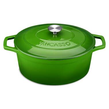 vancasso Non-Stick Cast Iron Oval Dutch Oven