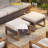 Allcot Polyethylene (PE) Wicker Outdoor Ottoman-573911748-573911750
