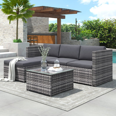 4 - Person Seating Group With Cushions