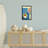 Relaxing on Pool Float Gold Framed Floater Canvas by Victoria Barnes-2144975300-2144975301