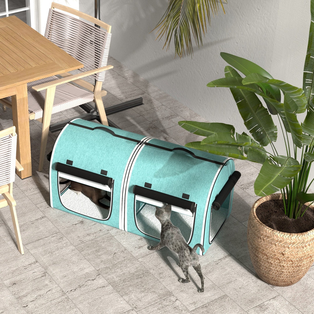 Tucker Murphy Pet™ 39" Portable Soft 2 Sided Pet Cat Carrier w/ Divider Tucker Murphy Pet™ 