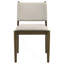 Chaise d'appoint rembourrée (ensemble de 2)