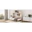 Grand lit escamotable avec armoires de rangement-960242047