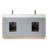 Beira 59.8'' Double Bathroom Vanity with Composite Top-70529960-70529959