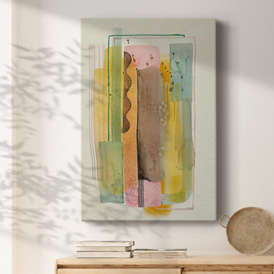 Water and Melon I -Gallery Wrapped Canvas