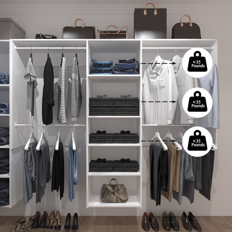 23.62'' Closet System, White