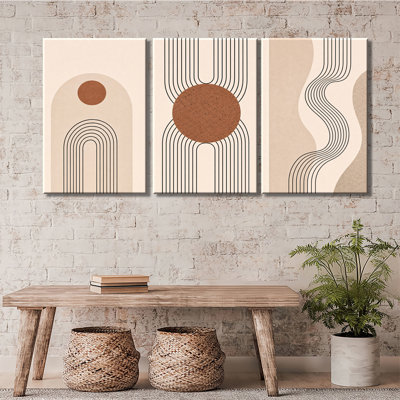 Art mural bohème abstrait boho abstrait