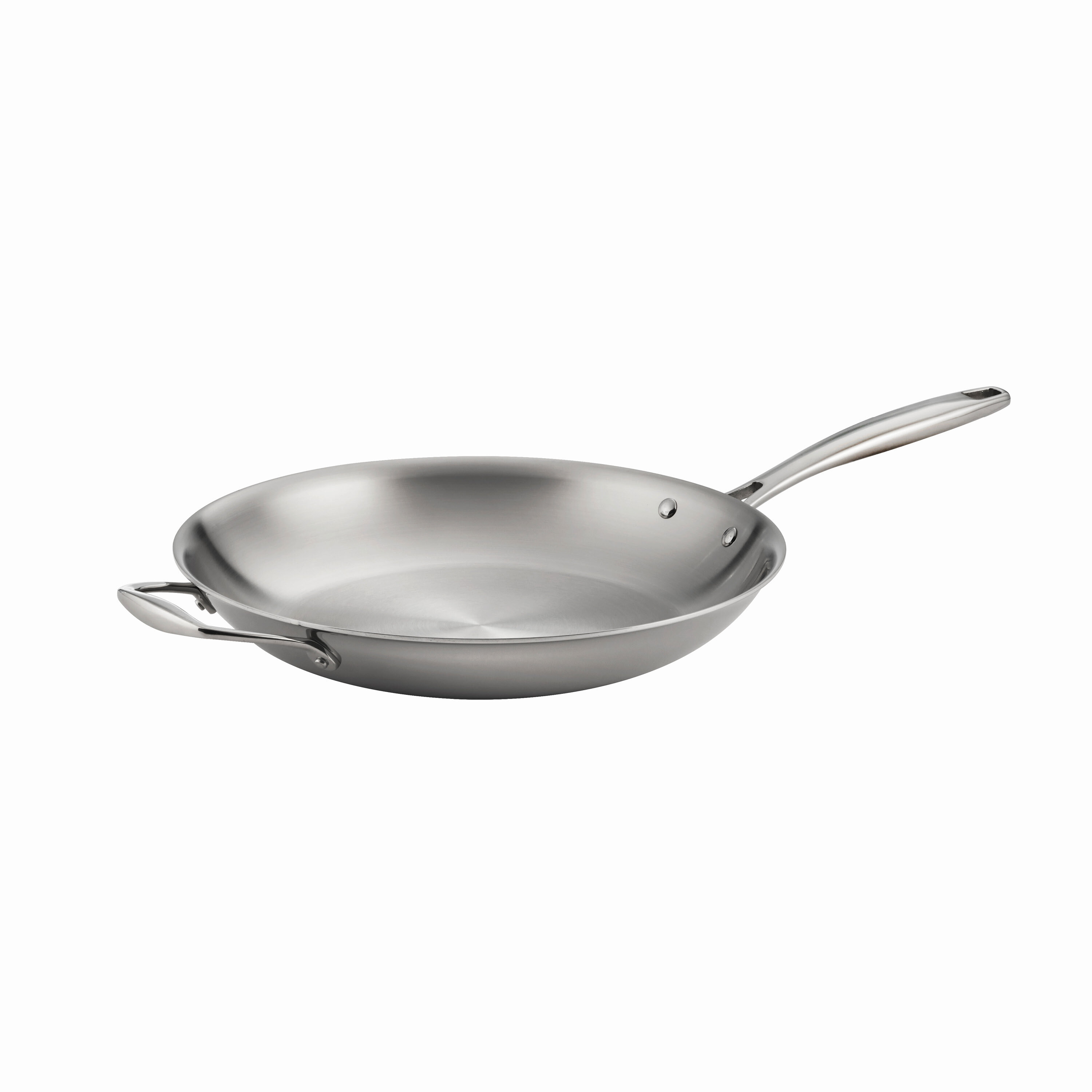 Tramontina Covered Deep Saute Pan Stainless Steel Tri-Ply Clad 6