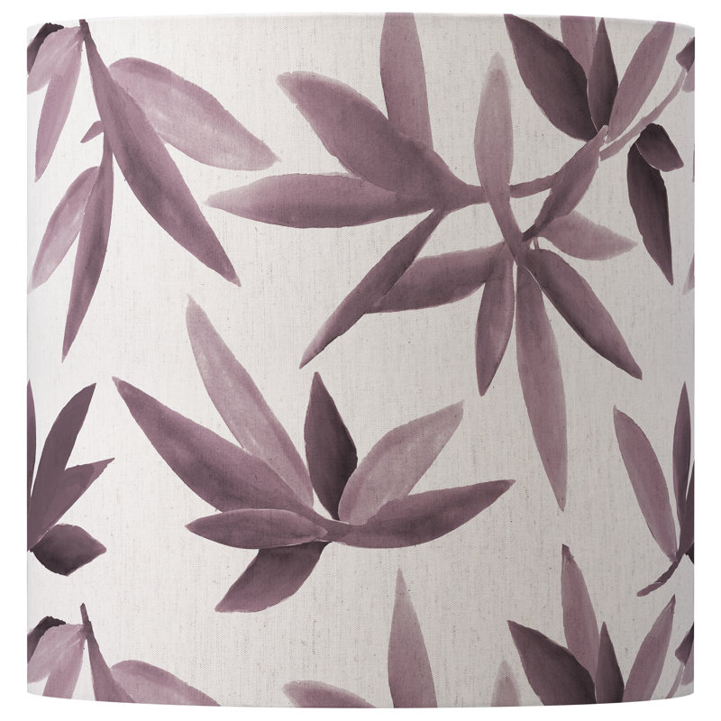 Cotton Round Lamp Shade, 50cm H x 48cm W x 48cm, Ocean