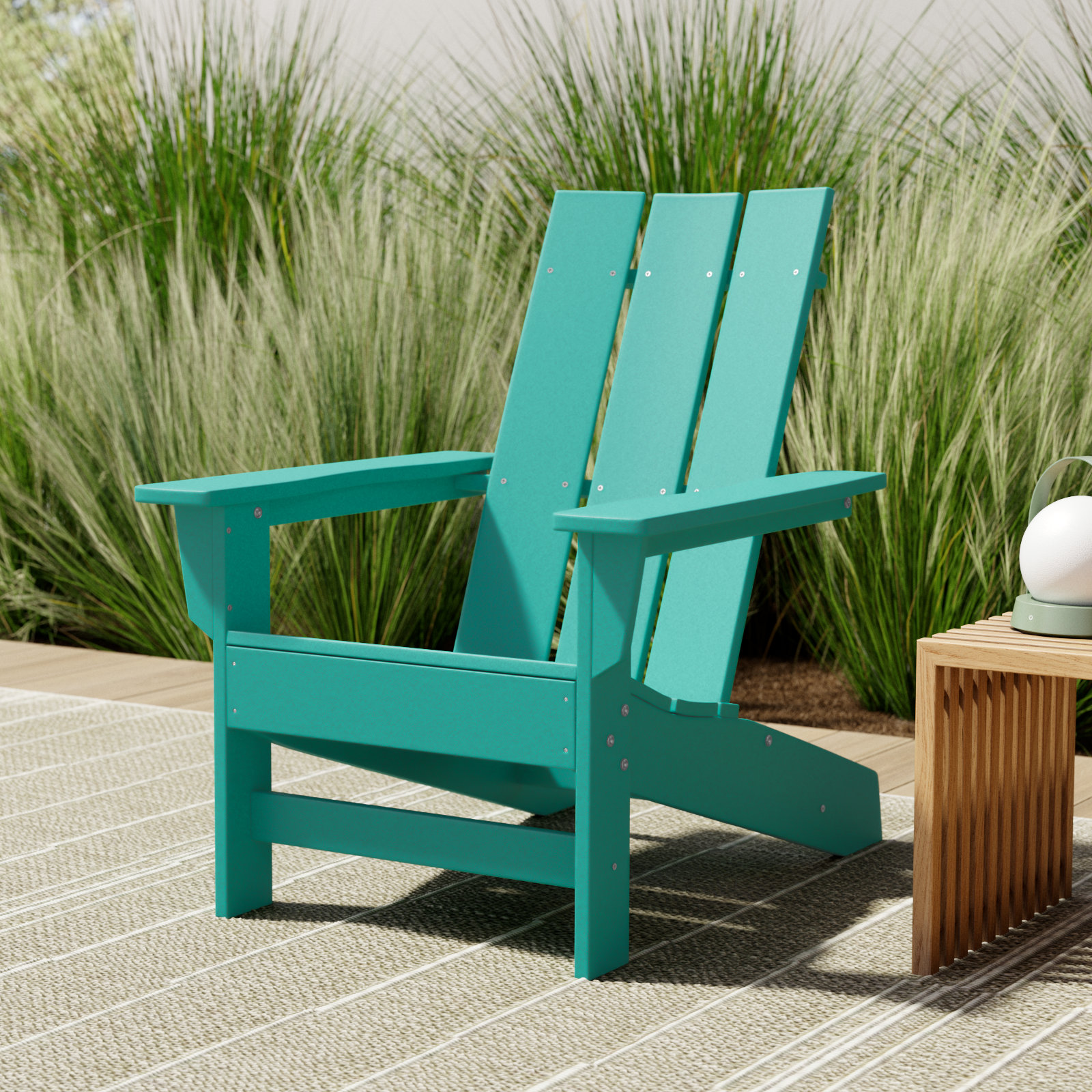 Ratcliff Outdoor Adirondack Set, Aruba
