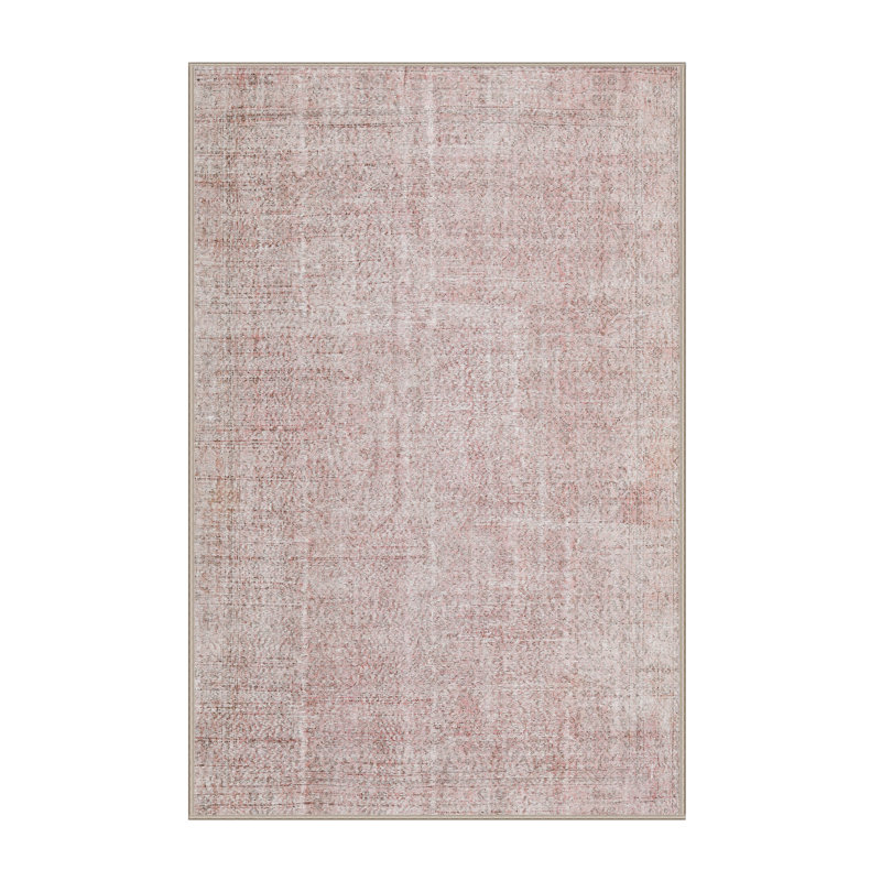 Tapis traditionnel marron/noir/bleu Nat, Rectangle 4 pi x 6 pi