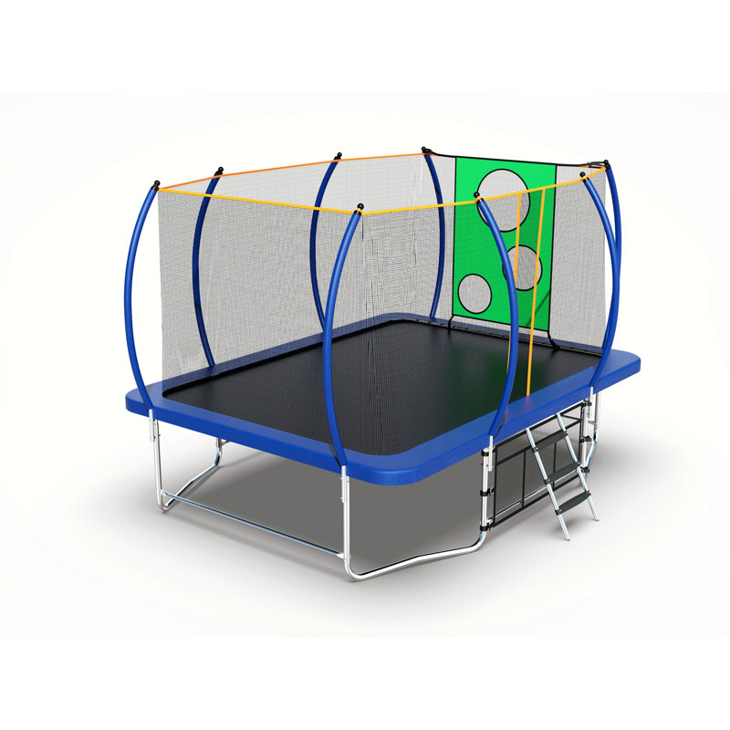 Trampoline de style roman, filet de sécurité