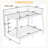 Metal Full XL Over Queen Bunk Bed For Teens And Adults,Space-Saving/Noise Reduced/No Box Spring Needed