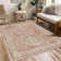 8x10 Machine Washable Area Rug for Living Room Vintage Brick Low Pile Non-Slip Rug