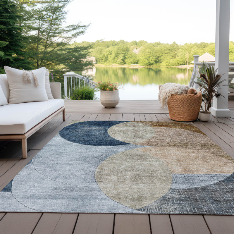 Tapis lavable intérieur / extérieur Henry Sky , 5 pi x 7 pi 6 po