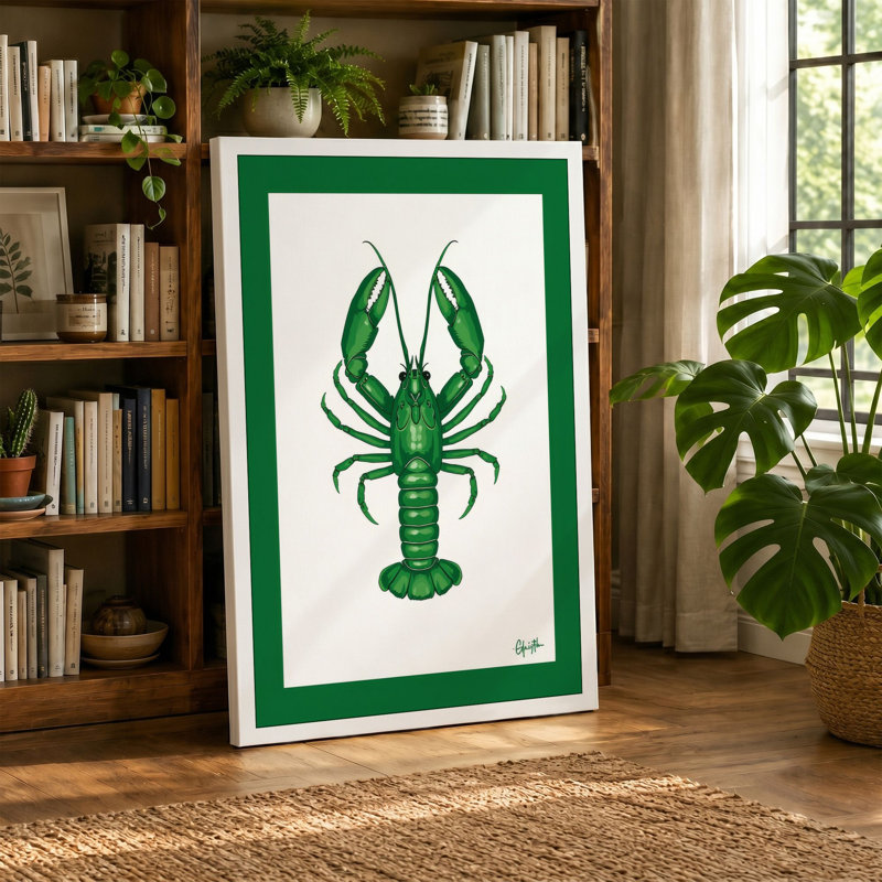 Print, 24x16 - 61.0 x 40.6 cm, Teal Border