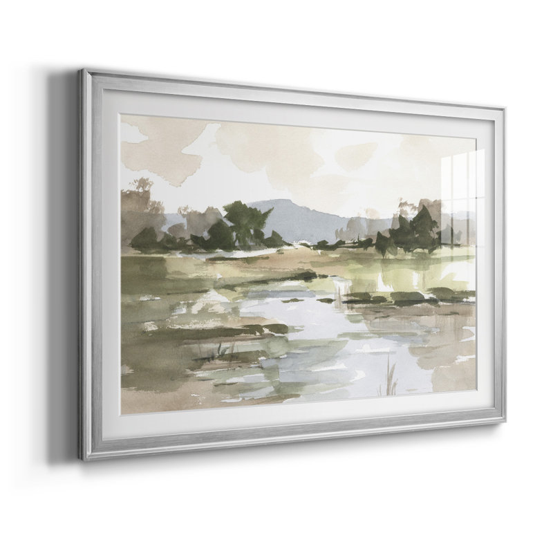" Autumn Stream ", Silver, 36.5" W x 26.5" H