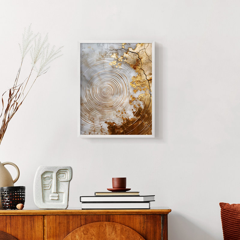 ABSTRACT Series CLxx III - reproduction encadrée de qualité supérieure - prête à être accrochée - aucun clou requis AAI400516