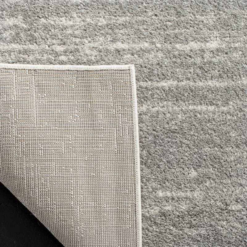 Tapis Bethlyn Gris / Gris pâle, Tapis de couloir 2 pi 6 po x 12 pi
