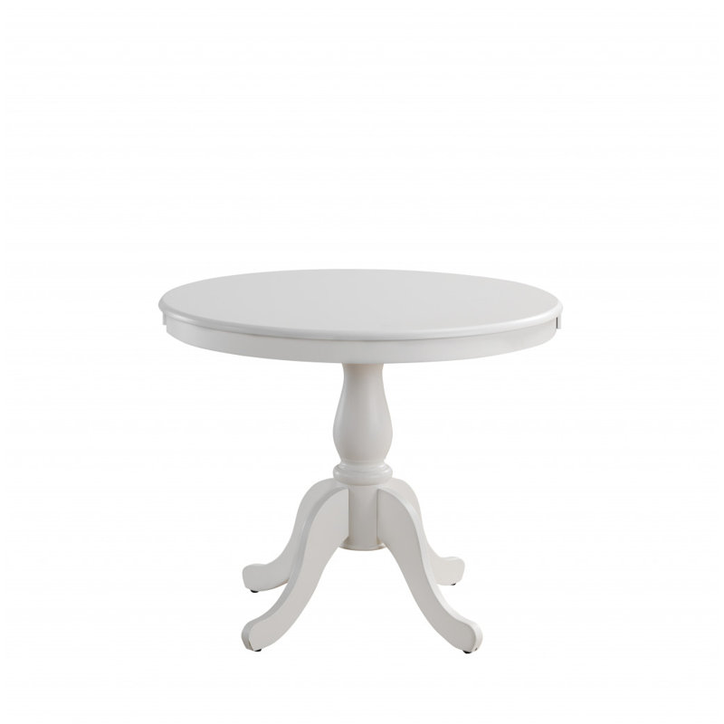 Table de salle à manger 36 po, Blanc, H 30 po x L 36 po x l 36 po