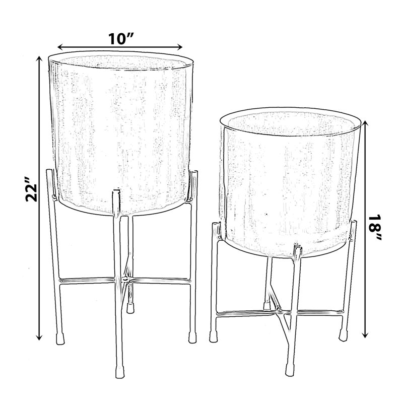 Jardinières en pot, 2