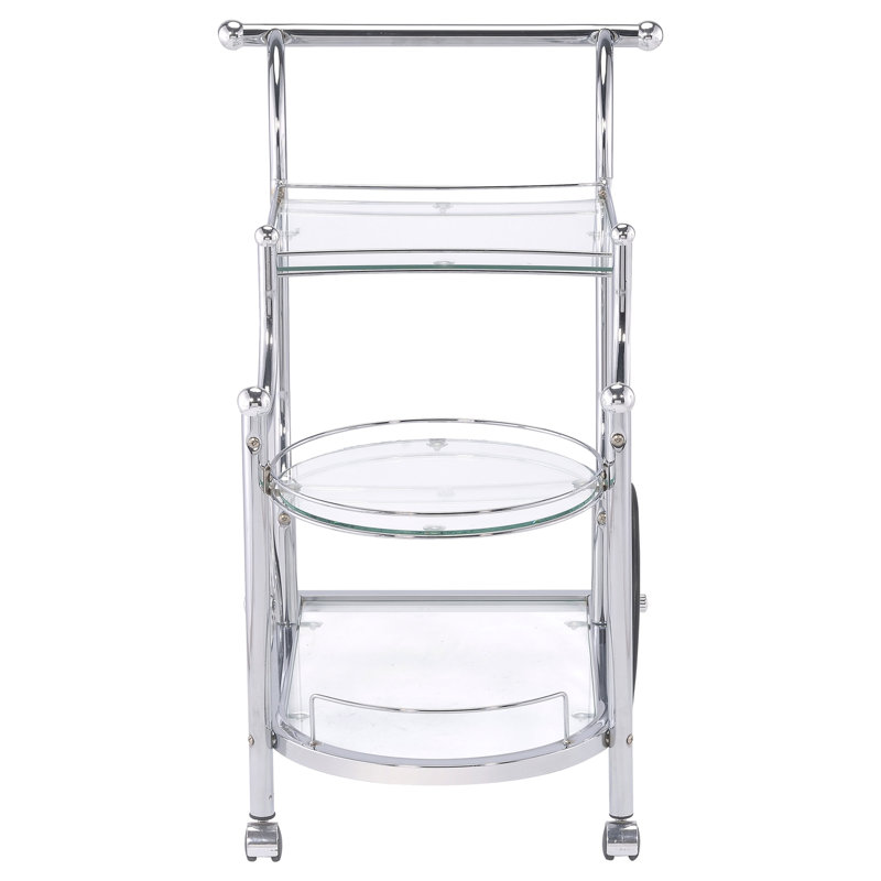 3-Tier Serving Cart with Casters