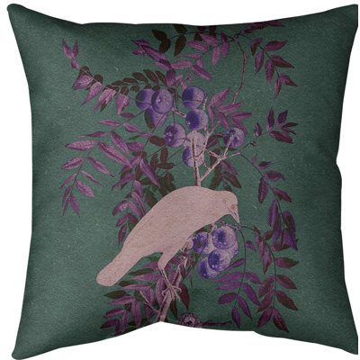 American Crow Throw Pillow