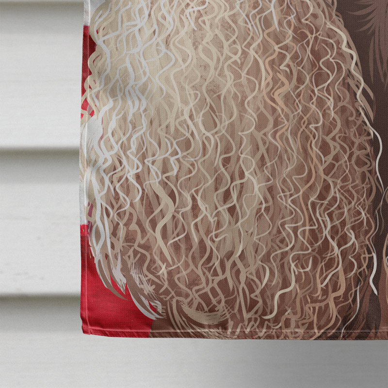 Polyester à 2 côtés 28 x 40 po drapeau maison, Épagneul cocker américain
