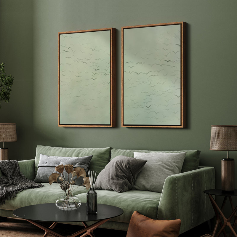 Art mural vintage encadré, beaux-arts, antique classique pour chambre à coucher - ensemble de 2, H 24 po x l 16 po, Blanc