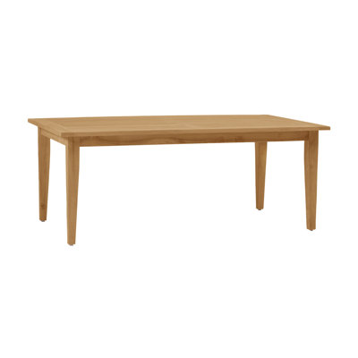 Teak Rectangular Farm Table - Natural Teak