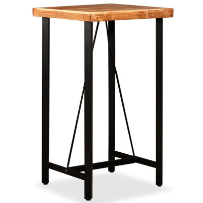 Anton Square Wood Top Dining Table