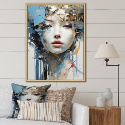 Minimalisme, femme asiatique, art sur toile_106448