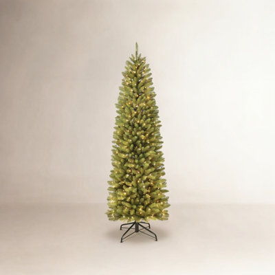 Sapin de Noël vert Fraser avec lumières claires / blanches Fraser
