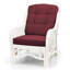 Fauteuil en velours capitonné naturel Agambir-86875401
