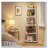 70.07" Tall Corner Shelf, 5 Tier Rustic White Corner Bookshelf Bookcase Industrial Corner Ladder Shelf-529898476