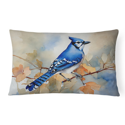 Blue Jay Throw Pillow