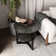 2-Tier Small Side End Table with Metal Frame