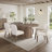 Oval Dining Table in Cocoa Finish(Only Table)