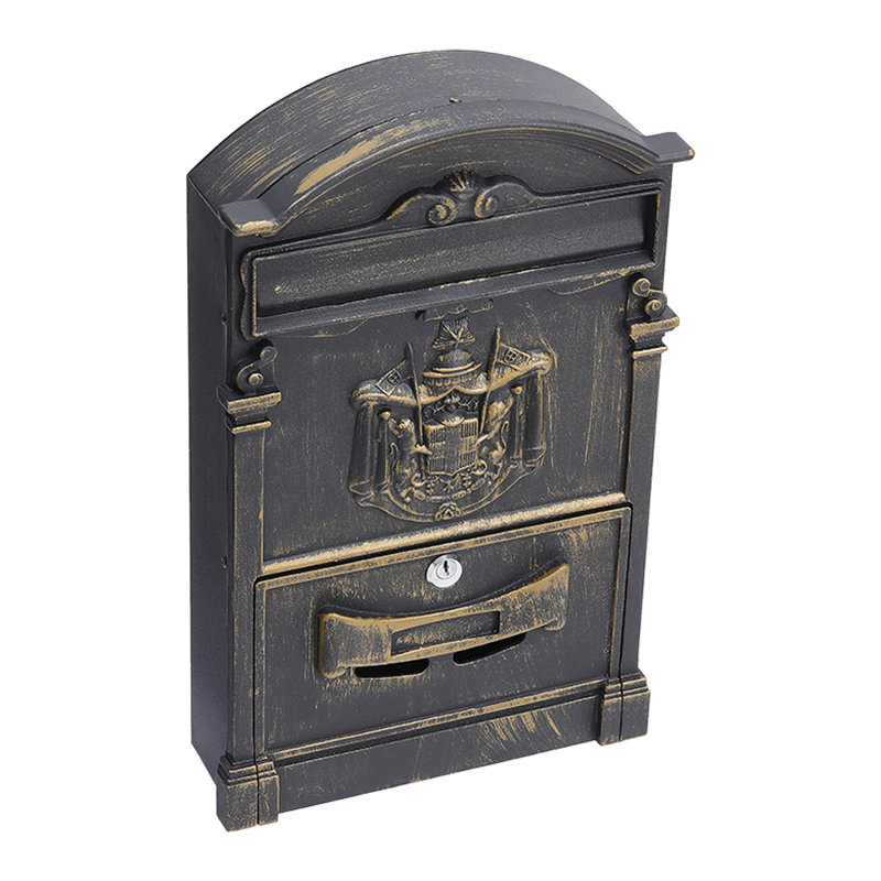 Metal Post Mounted Post Box