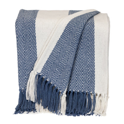 Transitional Stripe Rectangle 60" x 50" Throw